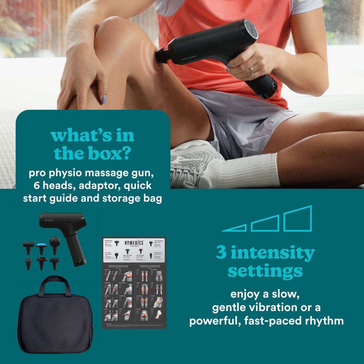 Homedics Pro Physio Massage Gun